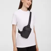 Спортивная кросс-боди сумка UrbanHike, черная