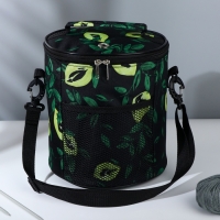 Сумка-футляр &laquo;Зелень&raquo;, 2 люверса, d = 21 &times; 23 см, цвет разноцветный