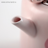 Набор керамический чайный на подставке &laquo;Бант&raquo;, 5 предметов: чайник 900 мл, 4 кружки 200 мл