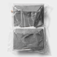 Органайзер подвесной с карманами LaDо́m, 3 отделения, 59&times;20 см, цвет серый