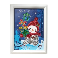 Набор для творчества. Рисунок с пайетками &laquo;Снеговик&raquo;