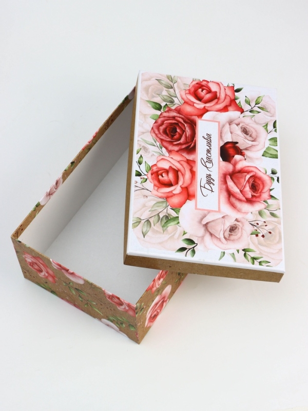 Набор коробок  10 в 1 "Flowers", 32,5 х 20 х 12,5 -12 х 7 х 4 см