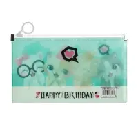 Папка-конверт на молнии формат А65, 180 мкр "Котики, Панды, Единороги", МИКС