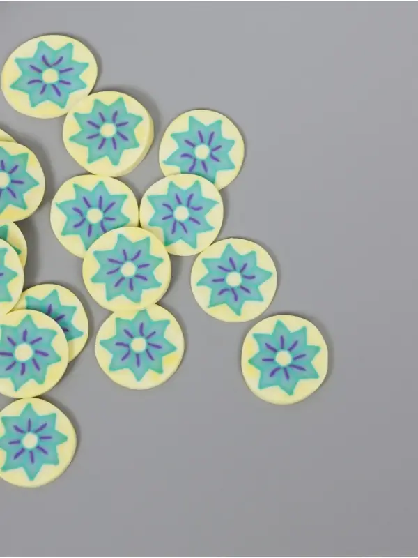 Декор для творчества PVC "Яблоко в разрезе" набор 20 гр 0,3х2х2 см