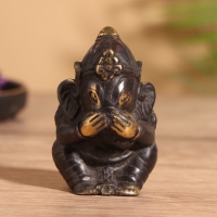 Сувенир бронза "Ганеша" 5х5х8 см