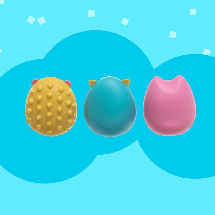 Набор погремушек-неваляшек &laquo;Зверушки&raquo;, цвета МИКС, 3 шт.