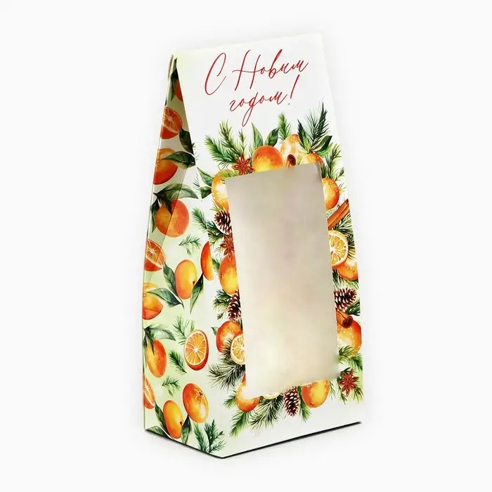 Коробка складная &laquo;С Новым годом!&raquo;, 9&times;19&times;6 см