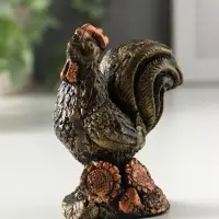 Фигура "Золотой петух" 9,7х8х5 см