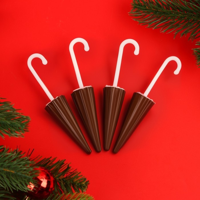 Новый год. Шоколад фигурный "Рождественский зонтик", 12 г