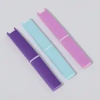 Пинцет прямой, узкий, 9 см, в футляре, МИКС