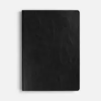 Ежедневник Doppio, недатированный, черный с серым