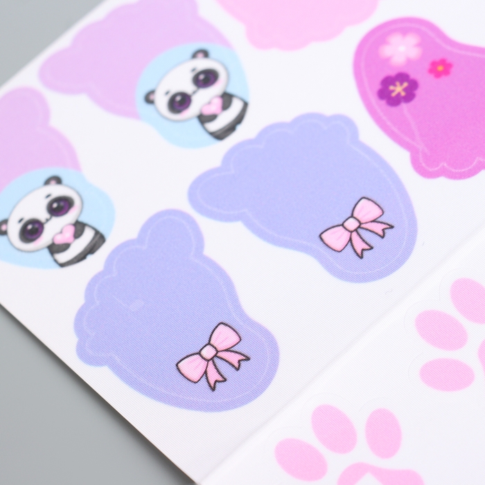 Бирки для одежды и обуви. Набор именных наклеек для маркировки детских вещей &laquo;Стильная красавица&raquo;, 48 шт