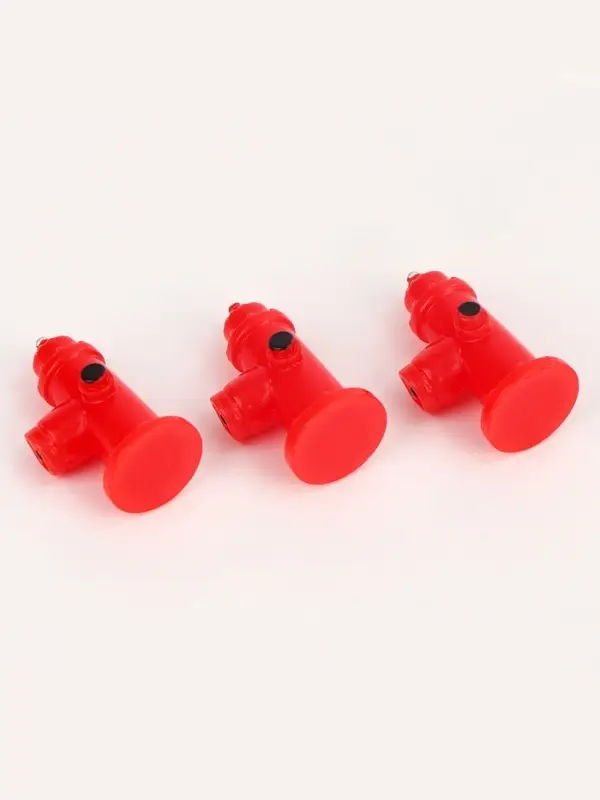 Миниатюра кукольная &laquo;Гидрант&raquo;, набор 3 шт., размер 1 шт. &mdash; 1,5 &times; 3 &times; 1,5 см