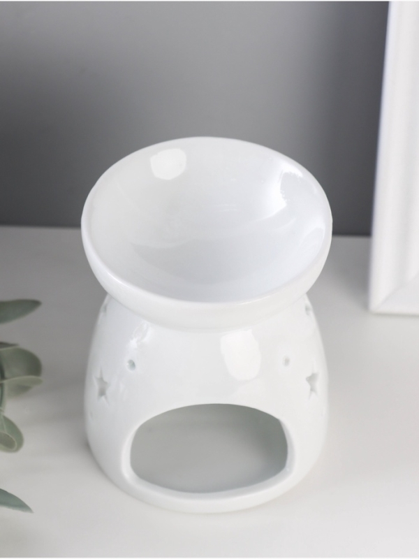 Аромалампа керамика "Ангел" белый 8х8х9,3 см