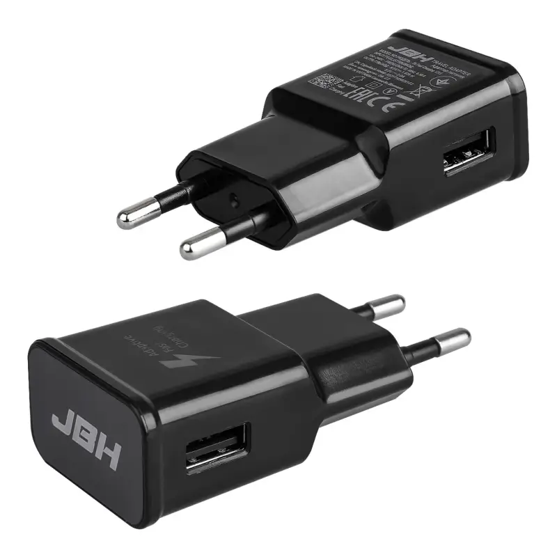 Переходник СЗУ на USB 2A S6 2.0 JBH черный (500шт/кор)