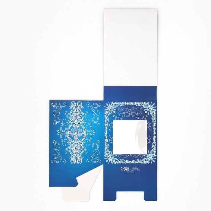 Подарочная коробкановогодняя складная с 3D эффектом &laquo;Сказка&raquo;, 11 х 11 х 13 см, Новый год