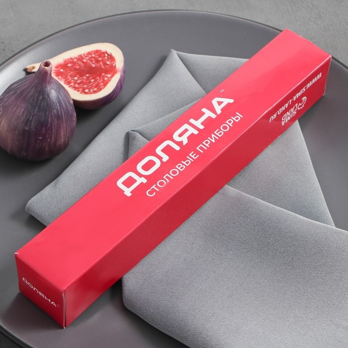 Нож столовый из нержавеющей стали Доляна &laquo;Плейн Бритиш&raquo;, длина 22,7 см, толщина 2 мм