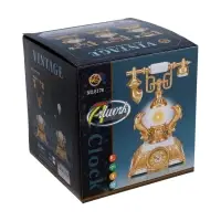 Часы-светильник "Ретро телефон", белый, с будильником, 28.5 х 18 х 18 см