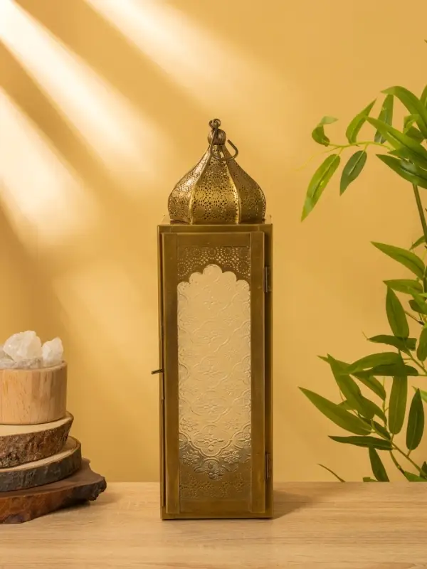 Подсвечник фонарь &laquo;Сокровищница&raquo;, 11&times;12&times;39 см, железо