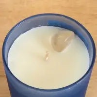 Свеча в стекле с камнем Manifest лаванда 200 гр соевый воск