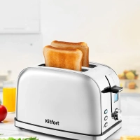 Тостер для хлеба с поддоном КТ-2036 2 слота