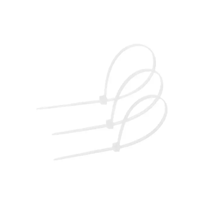 Хомут нейлоновый для стяжки, ТУНДРА, 2.5&times;150 мм, белый, 100 шт.