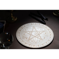 Алтарь для ритуалов &laquo;Магическая звезда&raquo;, деревянный, D=24 см