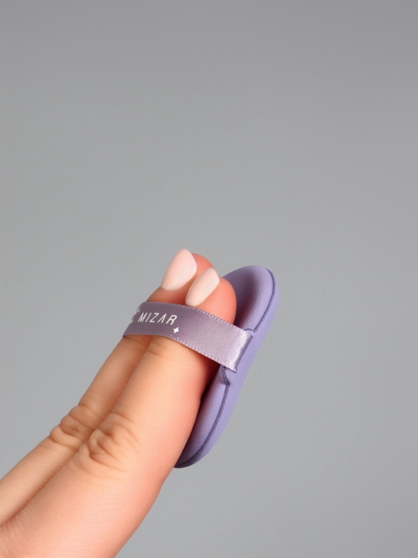 Набор спонжей д/макияжа 7 шт: капля 6 шт, 1 плоск пуховка в пласт футл латекс МИКС пакет QF