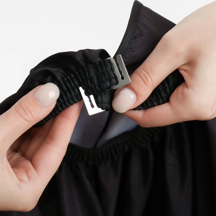 Пеньюар парикмахерский &laquo;Жизнь&raquo;, цвет чёрный