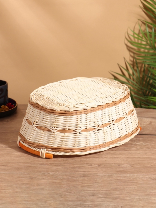 Корзина плетеная 32x25x11 см, ротанг