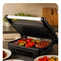 Электрогриль гриль электрический для дома КТ-4605 - 1500 Вт