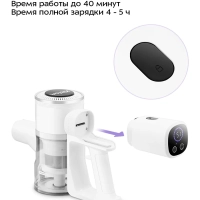 Беспроводной вертикальный пылесос КТ-5569 - 250 Вт