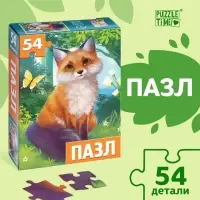 Пазл детский &laquo;Лиса&raquo;, 54 элемента