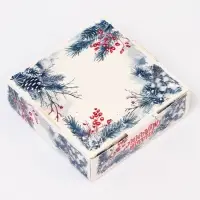 Подарочная коробка сборная с окном &laquo;Загадай желание&raquo;, 10&times;10&times;3 см