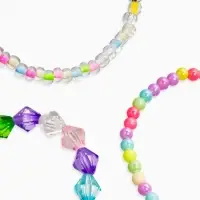 Браслет детский &laquo;Выбражулька&raquo;, 3 шт. набор, бусины граненые, цветной