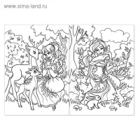 Раскраска &laquo;Волшебное королевство&raquo;, 16 стр., формат А4