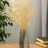 Ваза стекло настольная "Кэнди" 22х9х6,5 см, серый