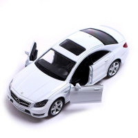 Машина металлическая MERCEDES-BENZ CLS63 AMG, 1:32, инерция, цвет белый