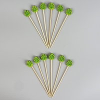 Шпажки &laquo;Листья&raquo;, в наборе 12 штук