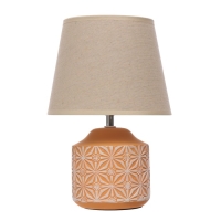 Настольная лампа "Лиода" Е14 40Вт бежевый 20х20х29 см