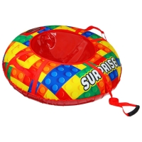 Тюбинг-ватрушка Winter Star &laquo;Кубики&raquo;, диаметр чехла 100 см