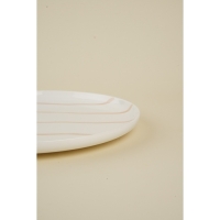 Набор тарелок фарфоровых SL Home &laquo;Гато&raquo;, d=24 см, цвет белый