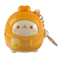 Мялка-сквиш &laquo;Зайка&raquo;, на брелоке, цвет МИКС