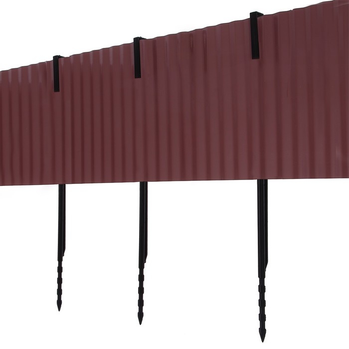 Колышек, h = 40 см, набор 10 шт., чёрный, Greengo