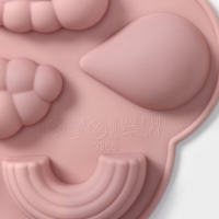 Форма для шоколада Доляна &laquo;Погода&raquo;, силикон, 22,5&times;14,5&times;1,5 см, 11 ячеек, цвет МИКС