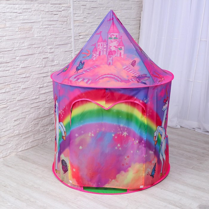 Палатка детская игровая &laquo;Единорог&raquo; 100х100х135 см