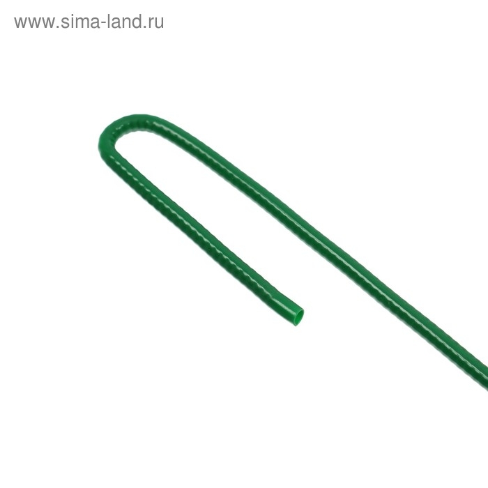 Колышек универсальный, h = 30 см, ножка d = 0.3 см, набор 10 шт., зелёный, Greengo
