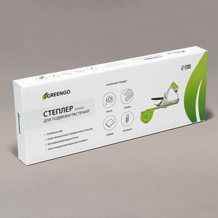 Тапенер для подвязки растений Tapetool &laquo;B&raquo;, лента 25 м + скобы, Greengo