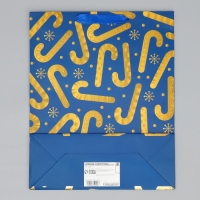 Пакет подарочный новогодний &laquo;Новогоднее настроение&raquo; 32 х 26 х 10 см, Новый год