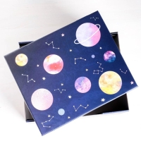 Коробка подарочная складная, упаковка, &laquo;Космос&raquo;, 31 х 25.5 х 16 см